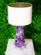 Medium Amethyst Lamp