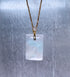 Moonstone Gemstone Pendant in Gold Vermeil (Copy)