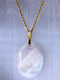 Moonstone Gemstone Pendant in Gold Vermeil