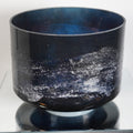 9" D#+20 Lemurian Seed, Shungite,Tibetan Quartz Copper (Inside) Bowl Crystal Tones® Alchemy Crystal Singing Bowl