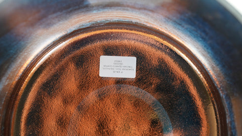 9" D#+20 Lemurian Seed, Shungite,Tibetan Quartz Copper (Inside) Bowl Crystal Tones® Alchemy Crystal Singing Bowl 158522