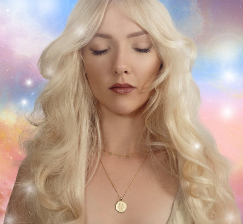 Hamsa Pendant in Gold Vermeil