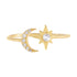 Celestial star ring in Gold Vermeil
