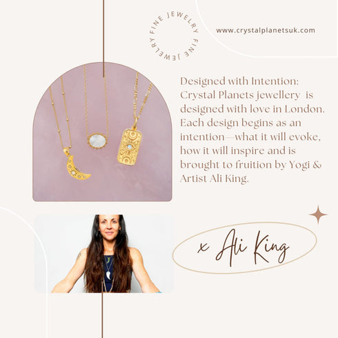 Celestial star ring in Gold Vermeil