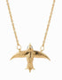 Bird of Protection Necklace in Gold Vermeil