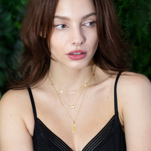 Bird of Protection Necklace in Gold Vermeil